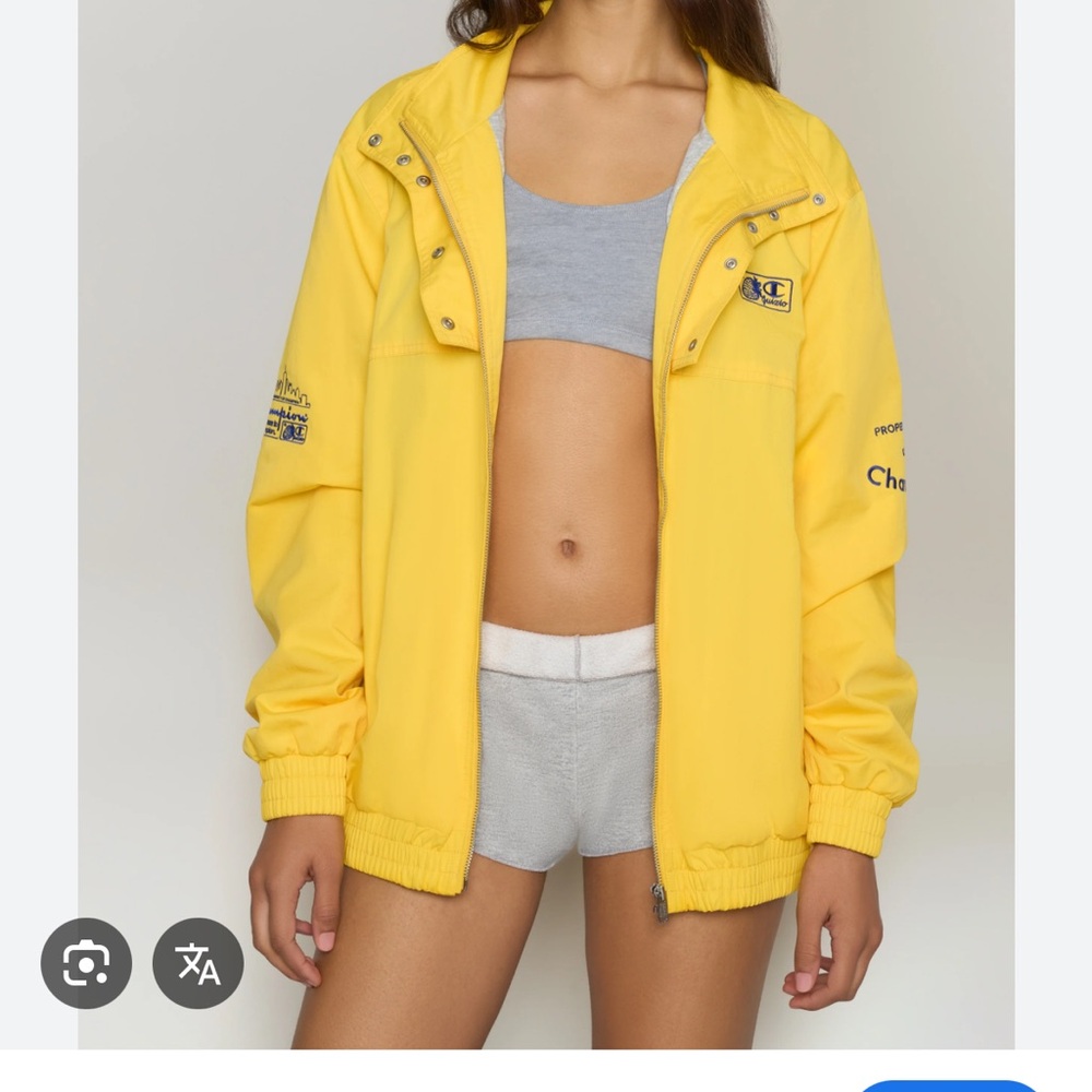 Champion Yellow Utility Jacket for Women